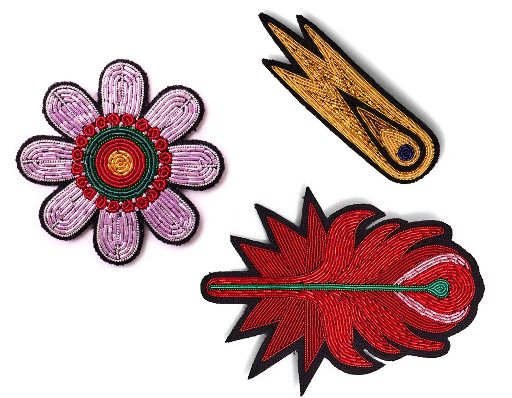 Macon & Lesquoy beaded pins